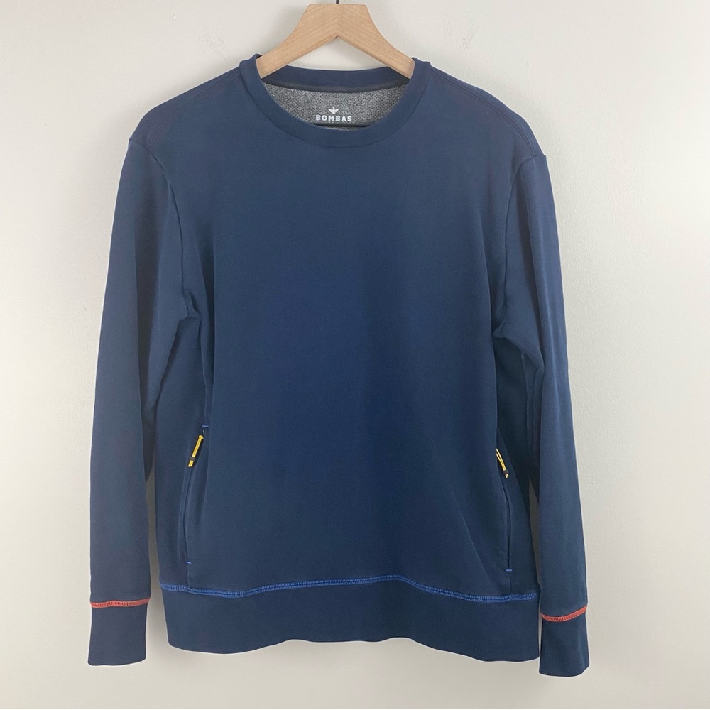 Bombas Navy Cotton Pullover Sweatshirt